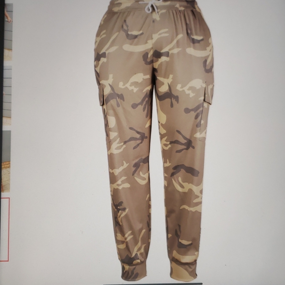 DONATED! Camouflage Print Drawstring Pant - Picture 3 of 7